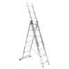 Scara aluminiu multifuncțională Profi 7607, tip A și extensibilă - imagine 2