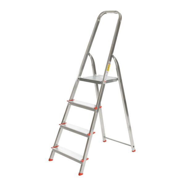 Scara aluminiu 4 trepte cu platformă, model 2914A - imagine 1
