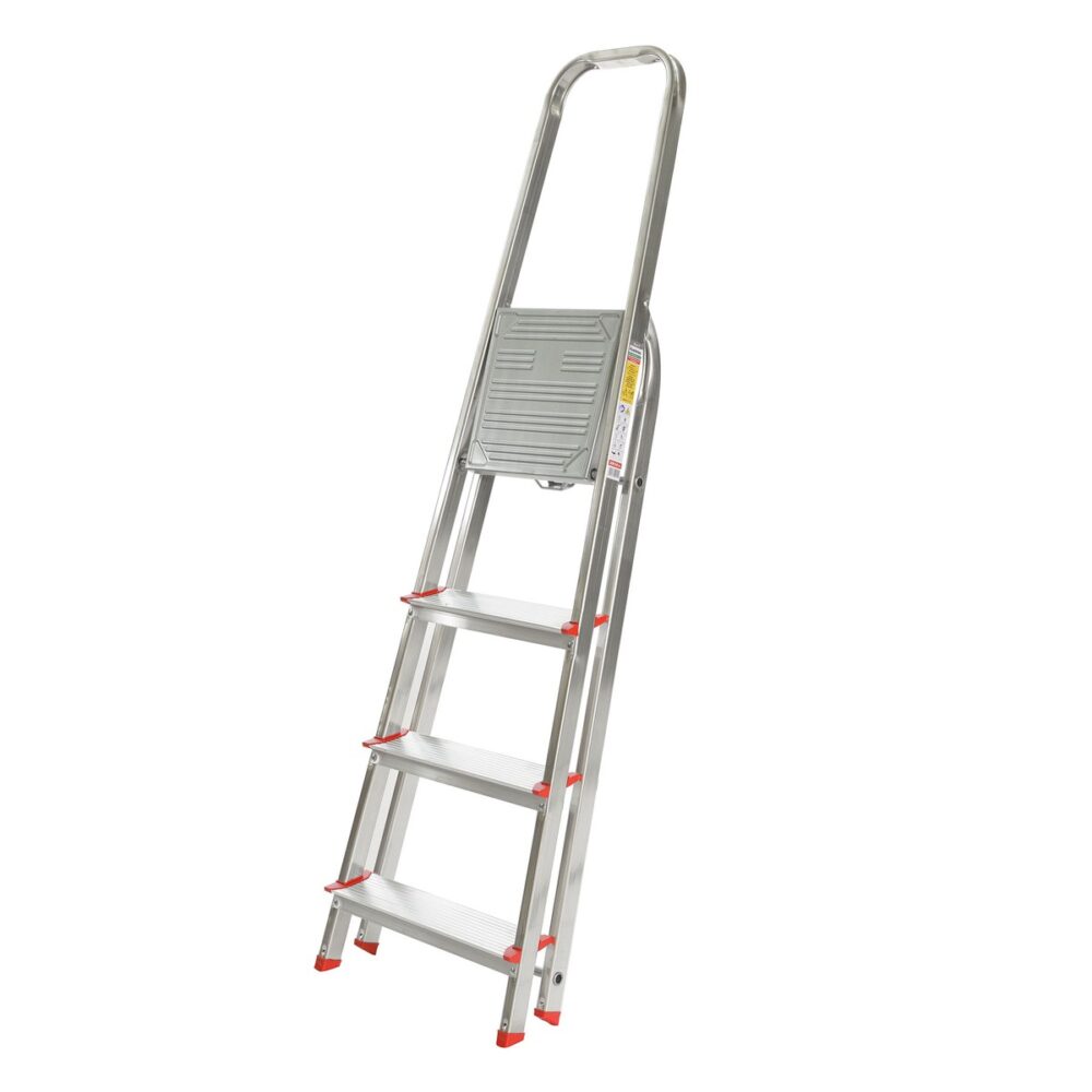 Scara aluminiu 4 trepte cu platformă, model 2914A - imagine 2