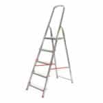 Scără aluminiu tip 2915A, 4 trepte, platformă cu tavă pentru scule