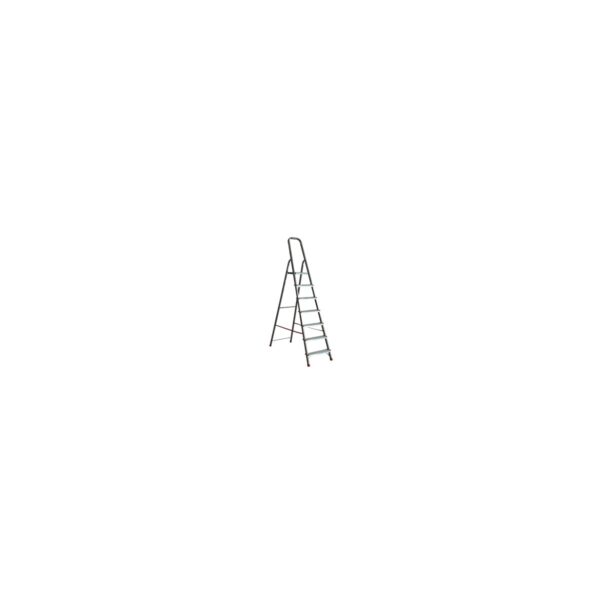Scară aluminiu 7 trepte model 2917A cu platformă antiderapantă - imagine 1