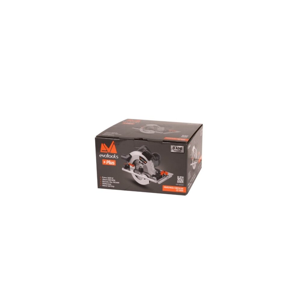 Ferăstrău circular Evotools CS 1600, 1600W, disc 190mm - imagine 4
