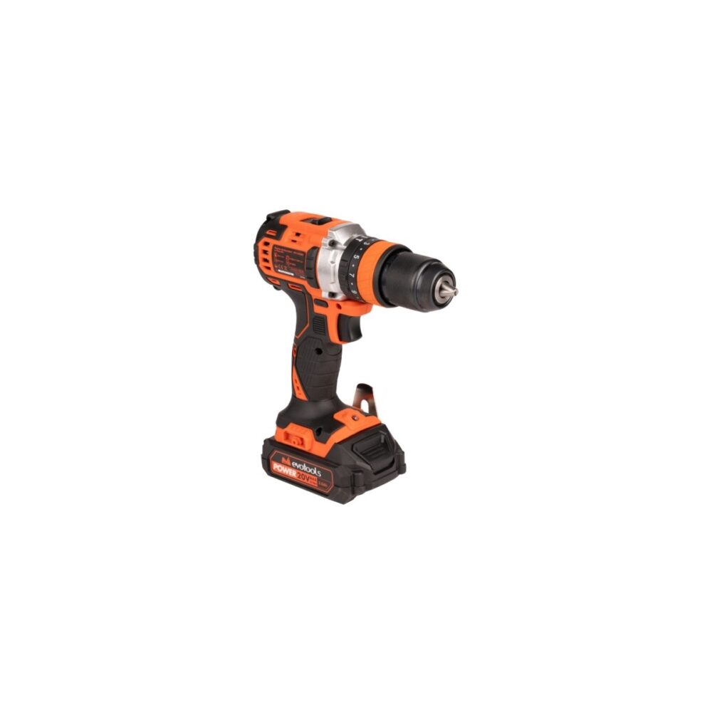 Mașină de înșurubat cu percuție EvoTools HGT683867, 20V, Motor Brushless, Kit cu 2 acumulatori - imagine 3