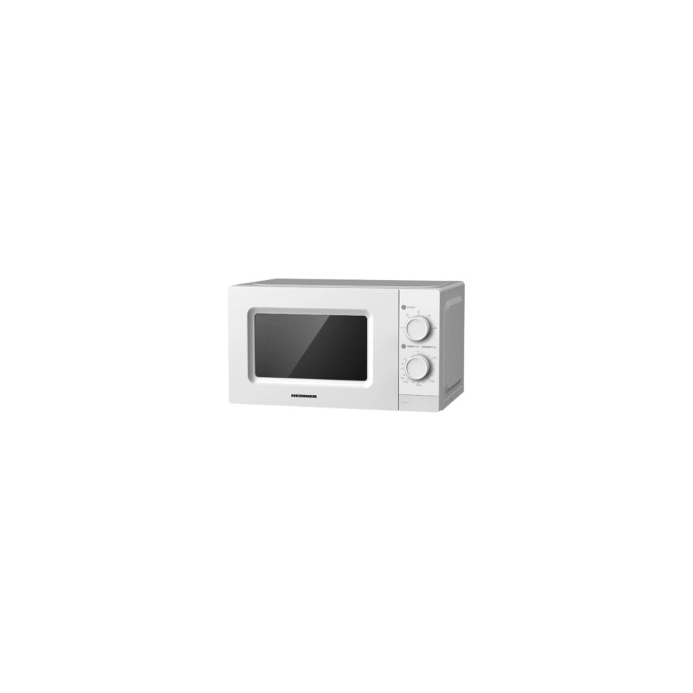 Cuptor cu microunde Heinner 20L HMWMD20DRWH, control mecanic, alb - imagine 1