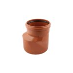 Reducție PVC excentrică portocalie FI 315 x FI 250 mm