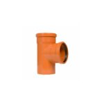Ramificație PVC 160/125 mm 87° portocalie