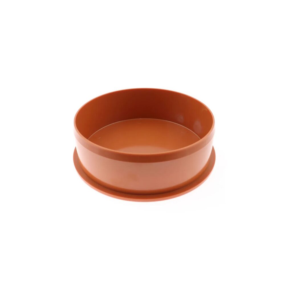 Dop PVC FI160 portocaliu, Ø 160 mm, pentru etanșare țeavă - imagine 2