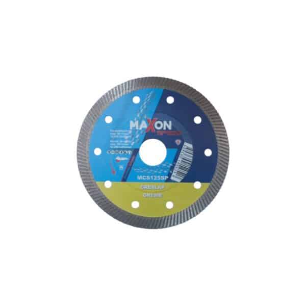 Disc diamantat Maxon Speed MCS125SP, 125 mm, pentru gresie și gresie porțelanată - imagine 1