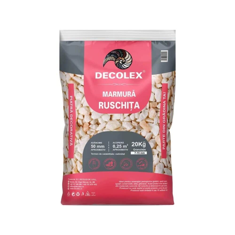 Piatră decorativă Marmură Ruschița concasată 7-15 mm, 20 kg, DecoLex - imagine 1