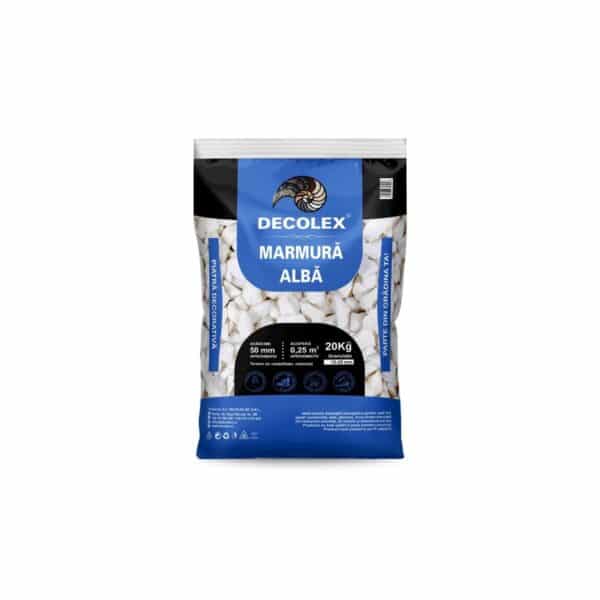 Marmură albă Decolex 15-25 mm, 20 kg - imagine 1