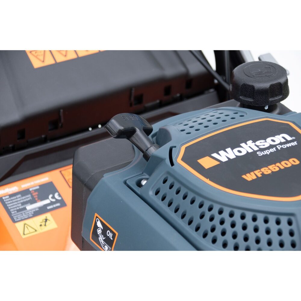 Mașină de tuns gazon pe benzină Wolfson WFS5100, lățime tăiere 51 cm - imagine 3