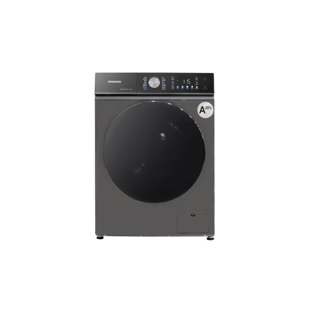 Mașină de spălat rufe Daewoo DWD-CS8014SK, 8 kg, Clasa A, Steam Wash, Gri - imagine 1