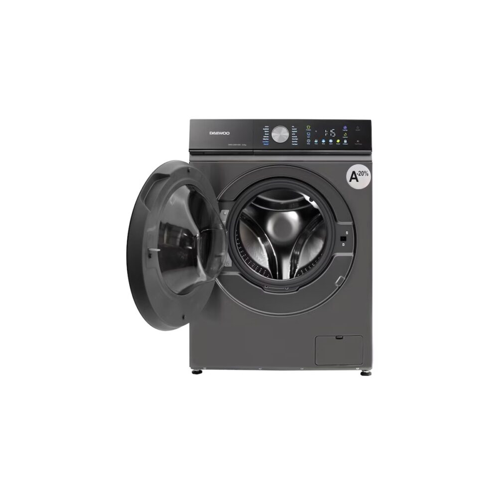 Mașină de spălat rufe Daewoo DWD-CS8014SK, 8 kg, Clasa A, Steam Wash, Gri - imagine 2