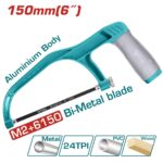 Minifierăstrău pentru metal Total THMHF1503, 150 mm, corp aluminiu