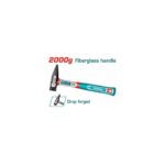 Ciocan de lăcătușerie Total 2000g cu mâner din fibră de sticlă, THMH622000
