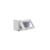 Doză aparentă Gewiss GW27044, 4 module, cu capac transparent - imagine 1