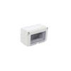 Doză aparentă Gewiss GW27044, 4 module, cu capac transparent - imagine 2