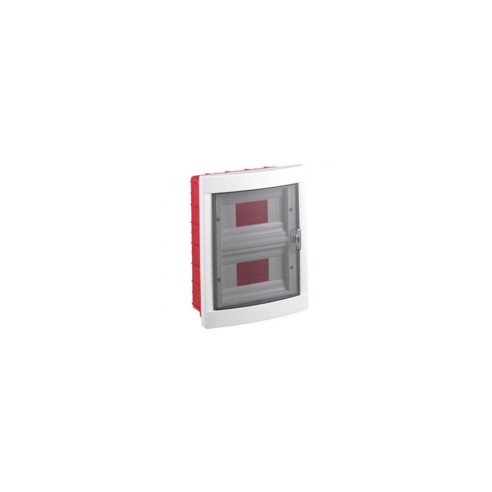 Tablou electric încastrat Viko, 16 module, ușă transparentă - imagine 1