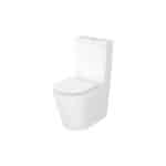 Set WC compact Bonica Pro cu rezervor și capac soft-close, rimless, alb