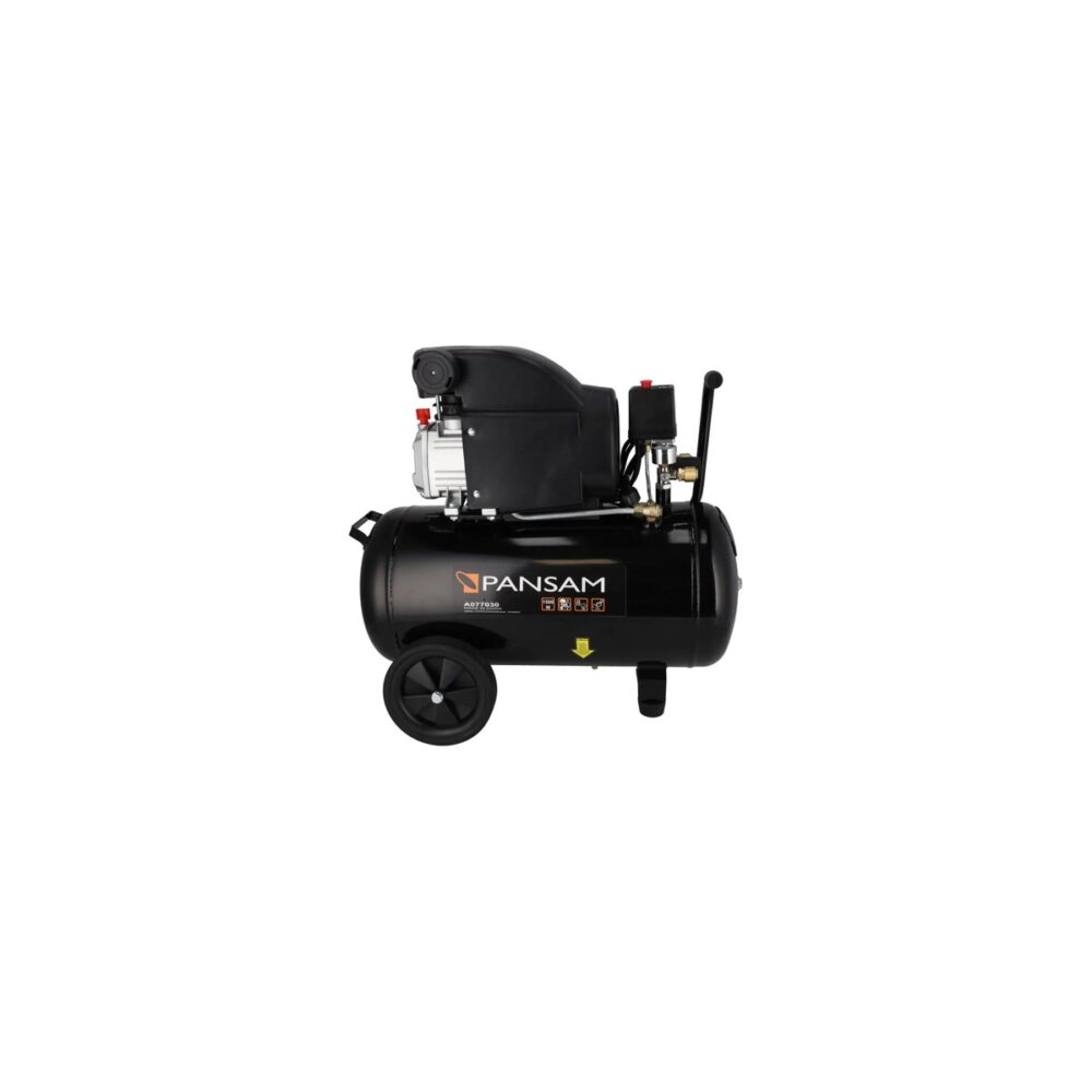 Compresor de aer cu ulei Pansam A077030 1.5 kW 50 L 8 bar - imagine 1
