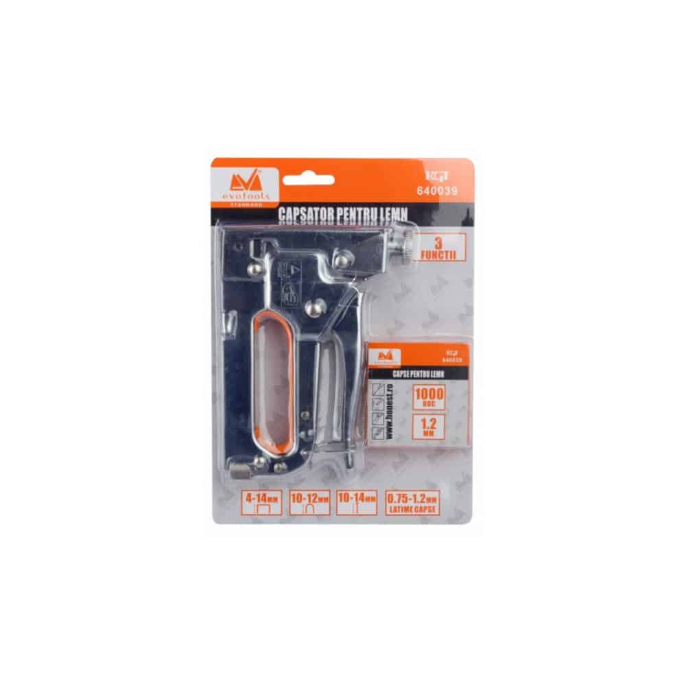 Capsator pentru lemn Evotools HGT640039, 3 funcții, 4-14 mm - imagine 2