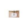 Lavoar ceramic Rea TR8271 oval pe blat auriu cu baterie - imagine 2