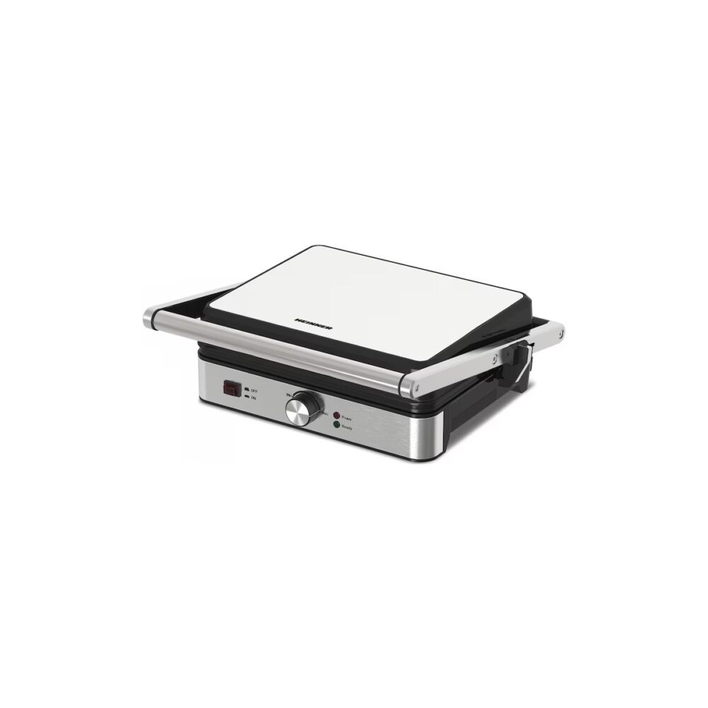 Grill electric Heinner HEGK2000SS, 2000W, plăci grill antiaderente - imagine 1