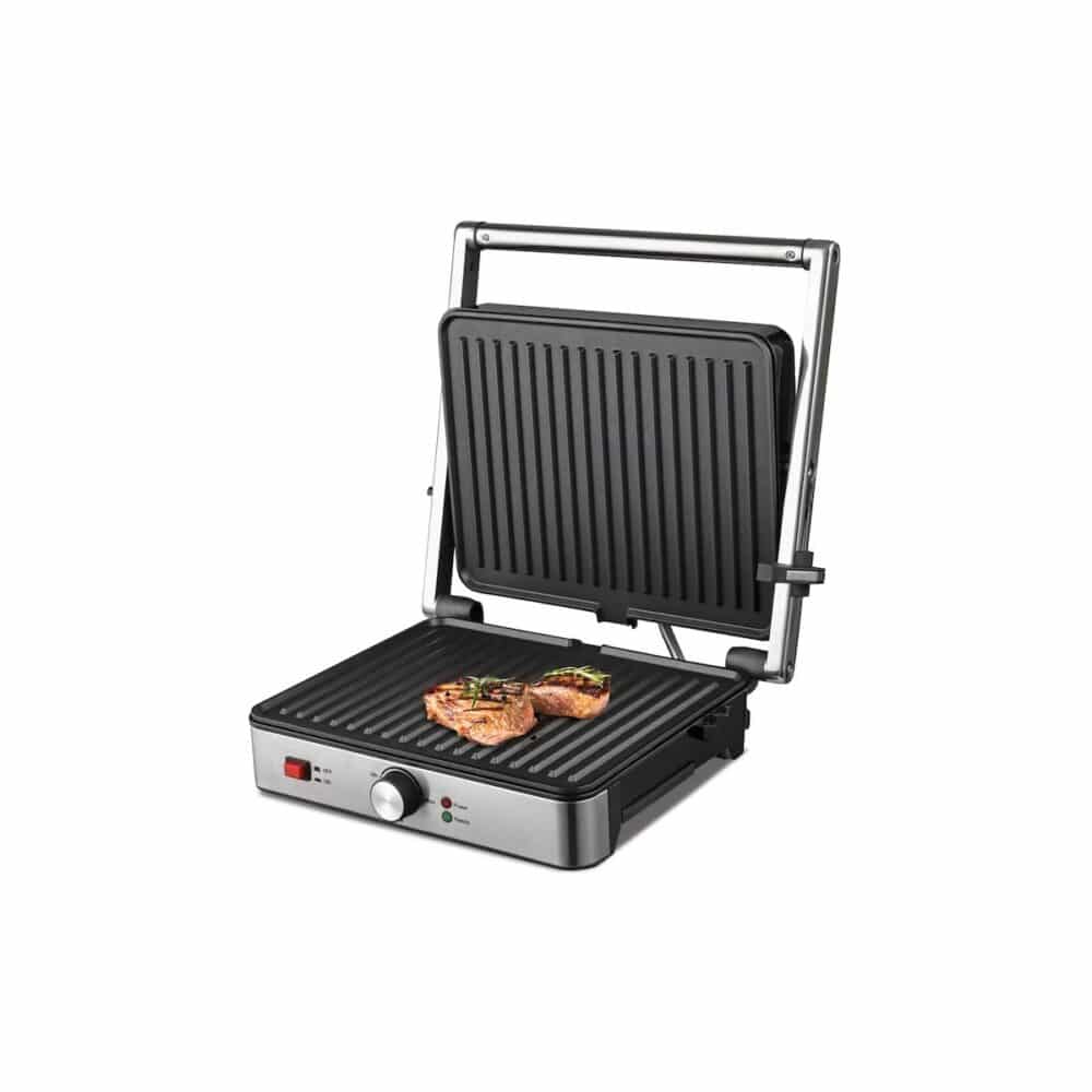 Grill electric Heinner HEGK2000SS, 2000W, plăci grill antiaderente - imagine 2