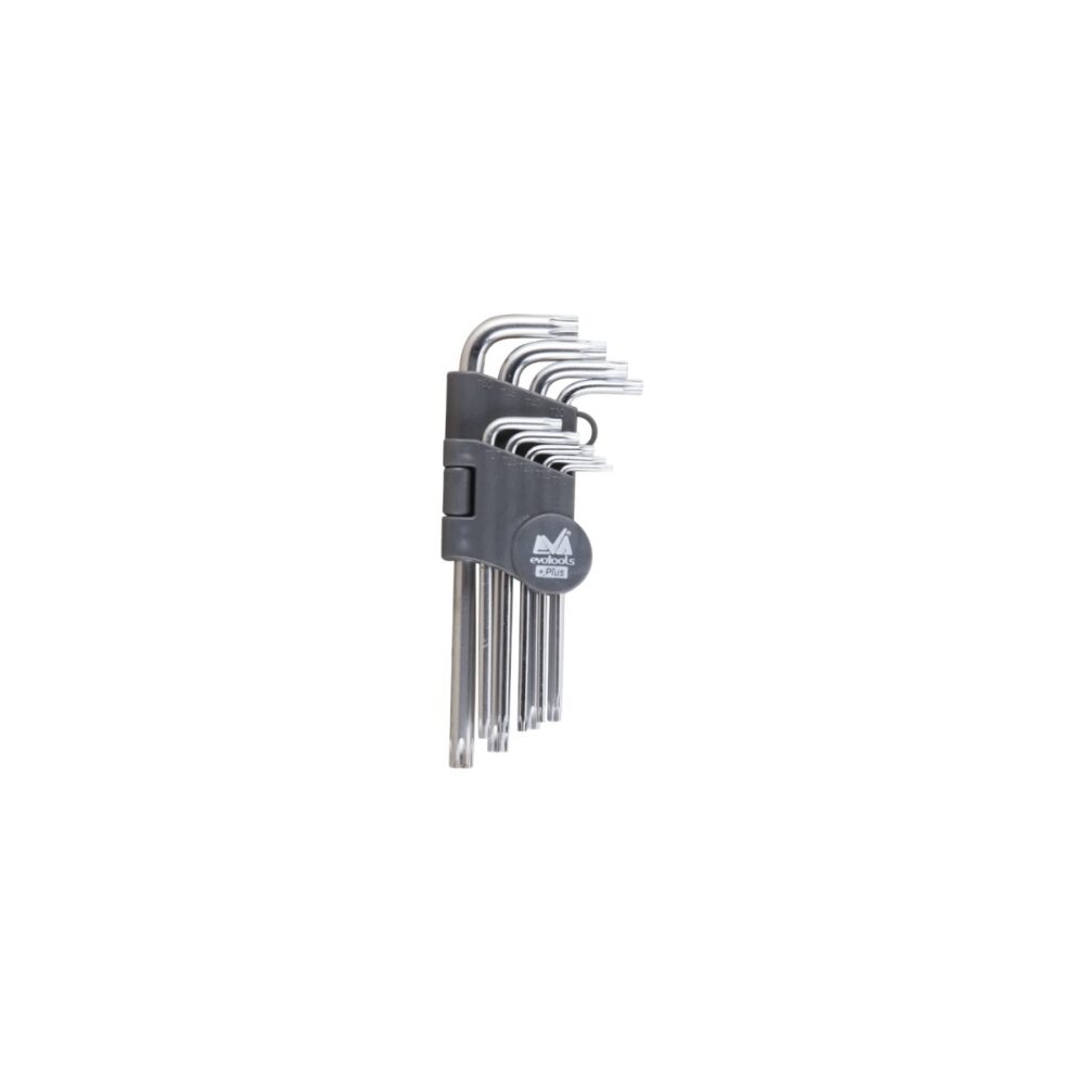 Set chei Torx cu gaură evotools HGT 677928, 9 piese, Cr-V - imagine 1