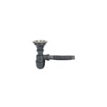 Sifon inox pentru lavoar HGT680828 cu evacuare flexibilă