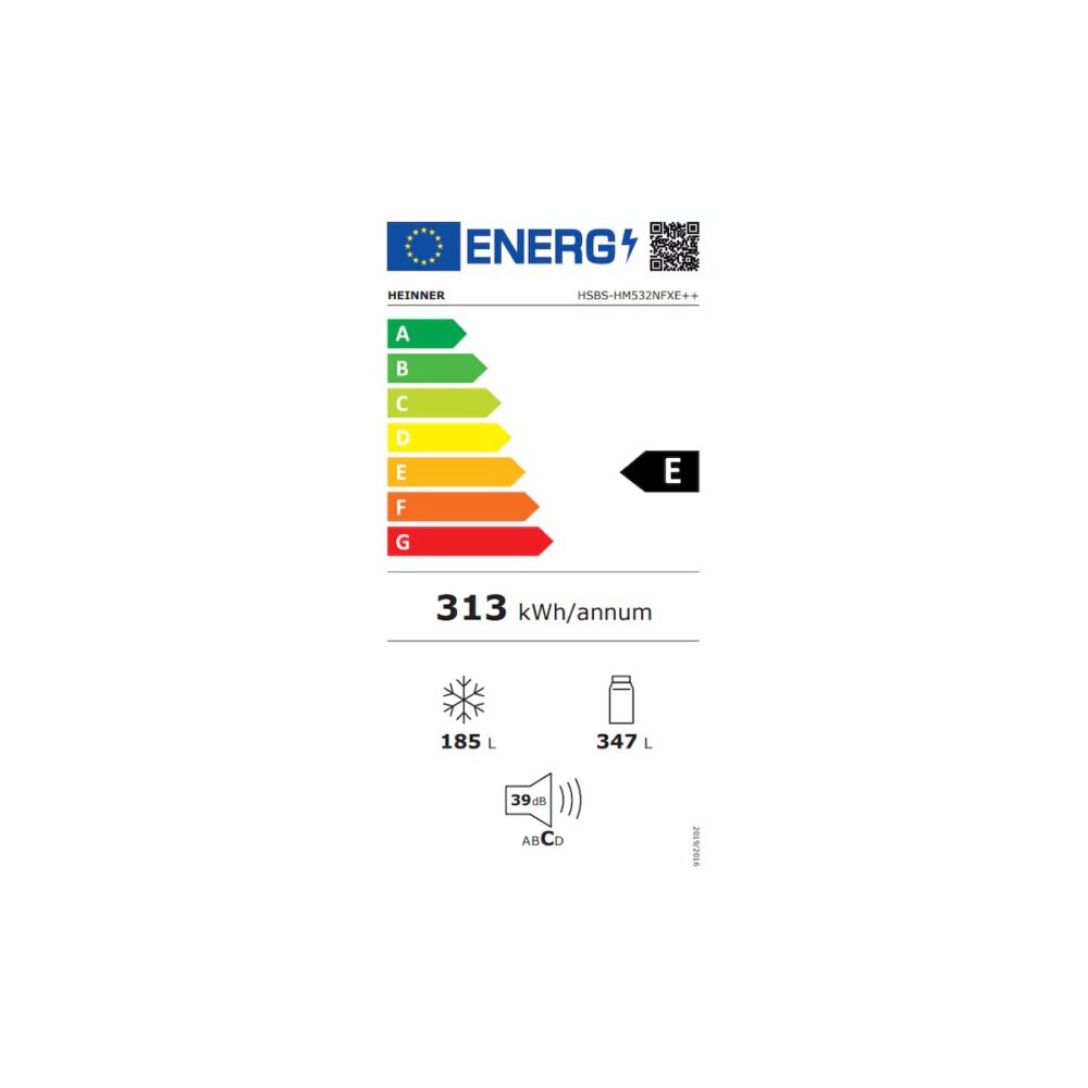 Frigider Side by Side Heinner HSBS-HM532NFXE++, No Frost, 532 L, Clasa E - imagine 4