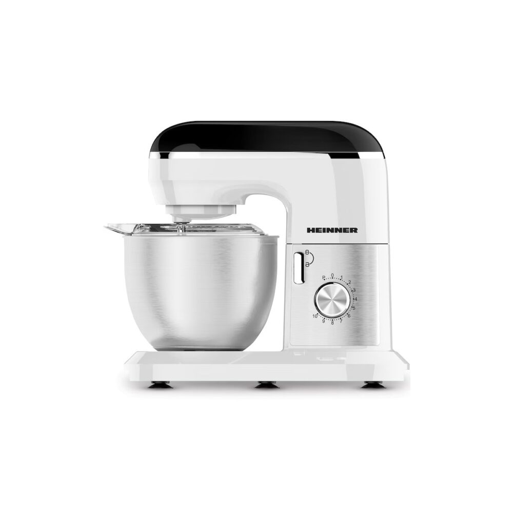Mixer cu bol Heinner HPM1300WHBK, 1300W, 10 trepte de viteză - imagine 1