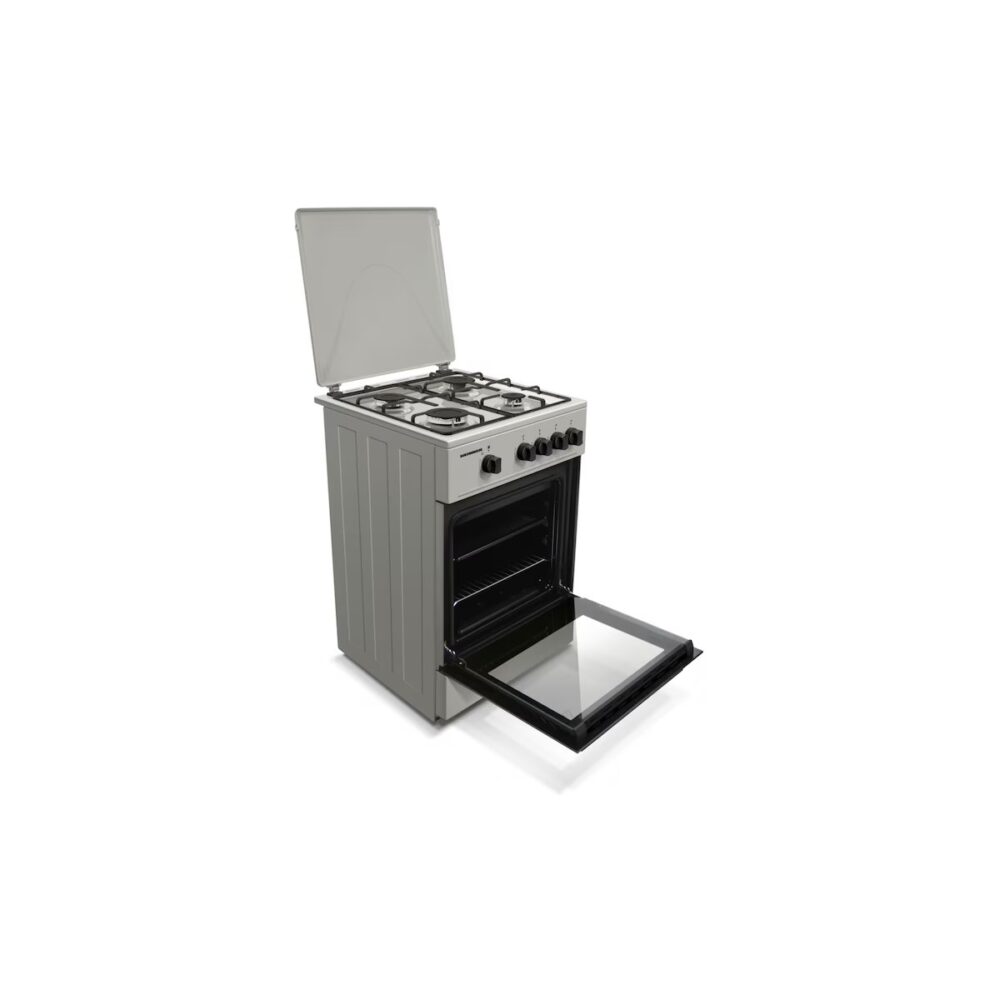 Aragaz Heinner HFSC-K50SL, 4 arzătoare pe gaz, cuptor cu grill - imagine 3