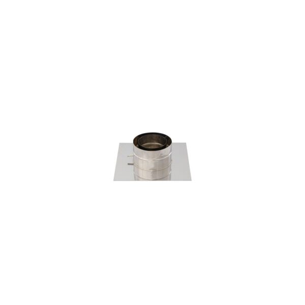 Suport bază la sol inox dublu perete D120 H180 VNT - imagine 1