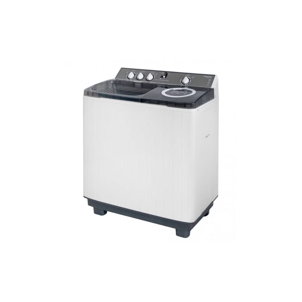 Mașină de spălat rufe semiautomată Nobeltek NSWM12.7S, două cuve, 12.7 kg - imagine 3