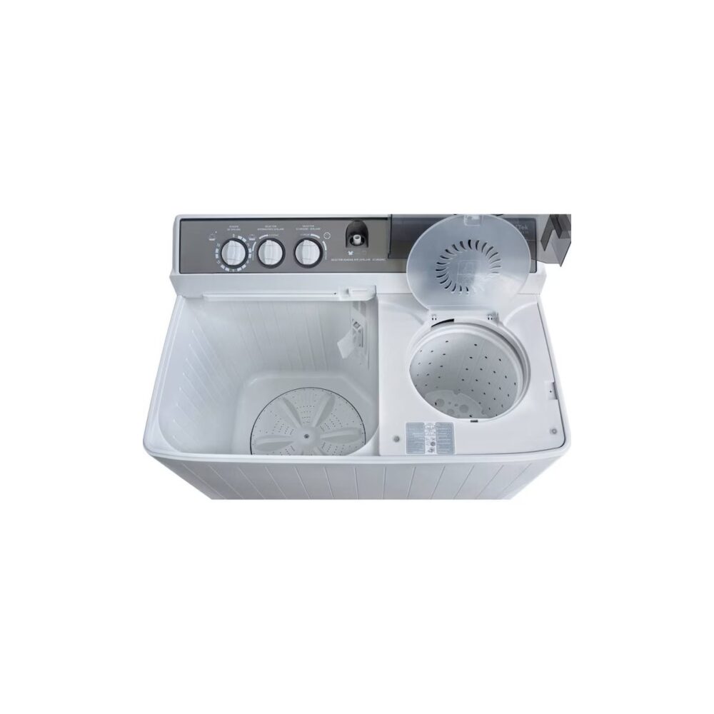 Mașină de spălat rufe semiautomată Nobeltek NSWM12.7S, două cuve, 12.7 kg - imagine 4