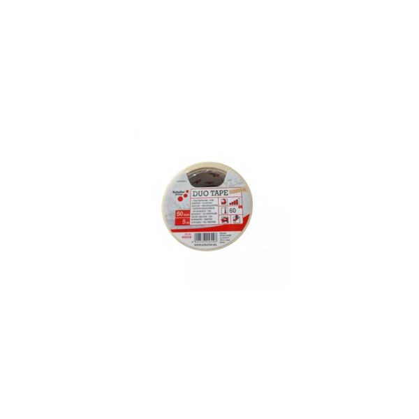 Bandă dublu adezivă Schuller Duo Tape Cotton 50mm x 5m pentru covoare - imagine 1