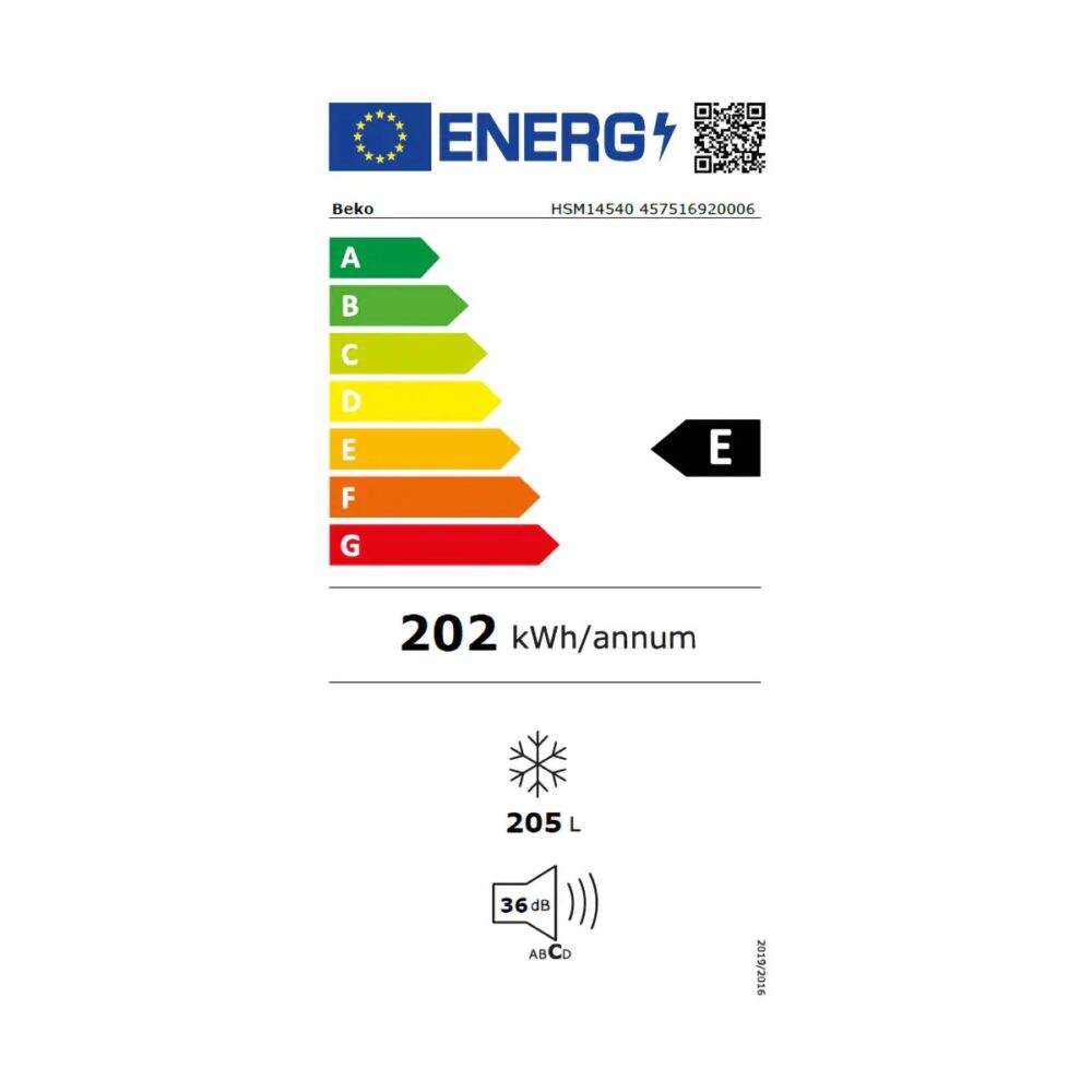 Ladă frigorifică Beko HSM14540, 205 L, Clasă energetică E - imagine 4