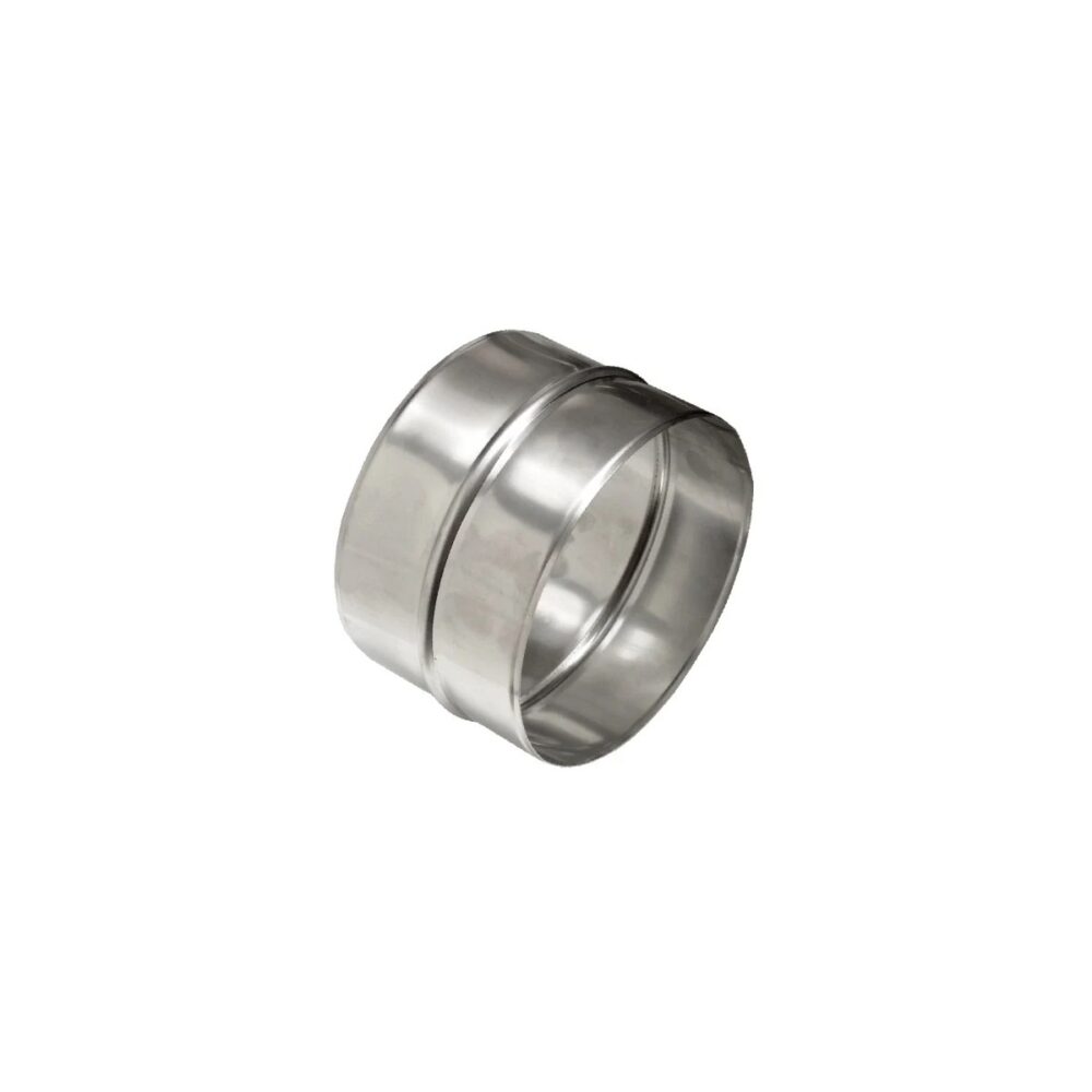 Mufă inox 160 mm pentru conectare coș de fum - imagine 1