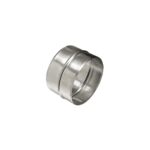 Mufă inox 160 mm pentru conectare coș de fum