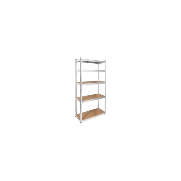 Raft metalic Rebel RB-1250, 5 polițe MDF, 180x90x40 cm - imagine 1