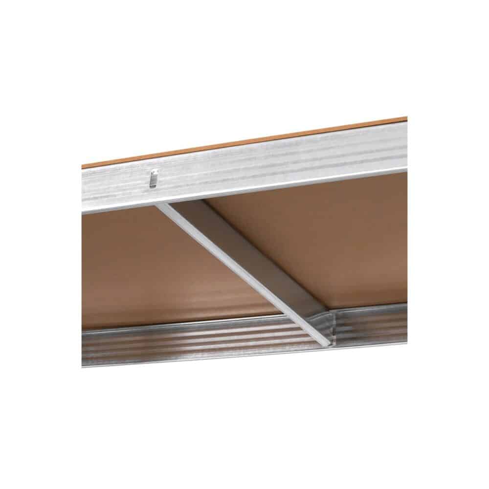 Raft metalic Rebel RB-1250, 5 polițe MDF, 180x90x40 cm - imagine 3