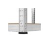 Raft metalic Rebel RB-1250, 5 polițe MDF, 180x90x40 cm - imagine 4