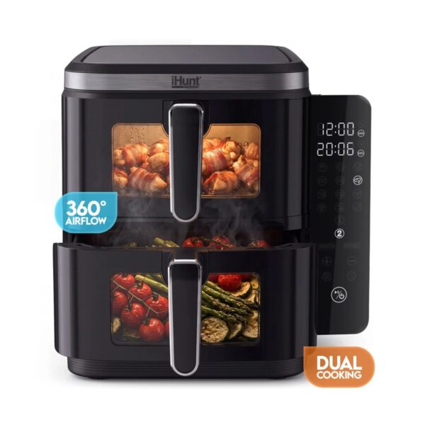 Air Fryer iHunt 11L Dual Zone 1400W+1400W - imagine 1
