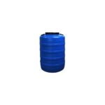 Bidon plastic agricol 200L cu mâner asamblat și capac, albastru