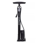 Pompă de podea pentru bicicletă Syncotomate R50144.2, fier crom cu manometru