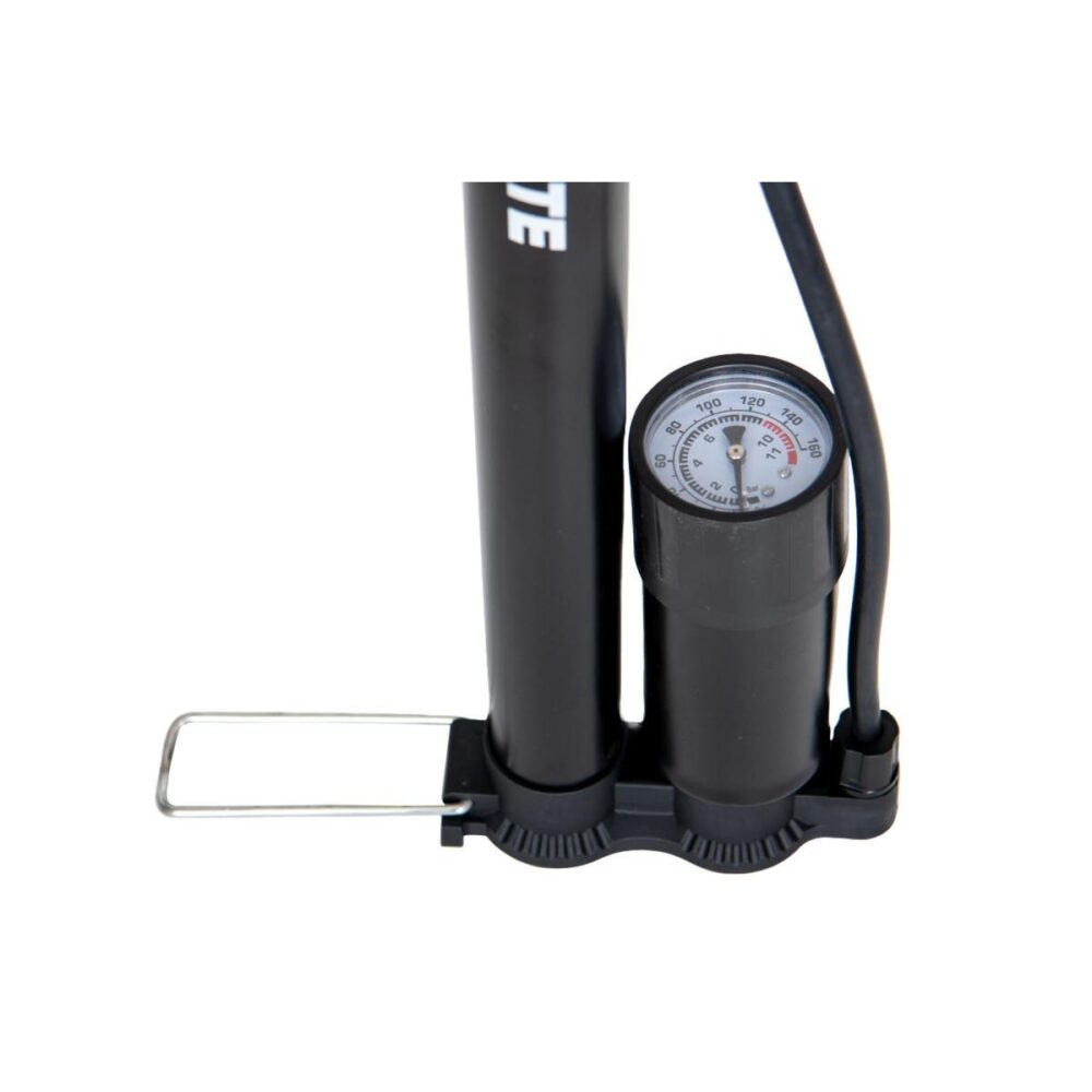 Pompă de podea pentru bicicletă Syncotomate R50144.2, fier crom cu manometru - imagine 3