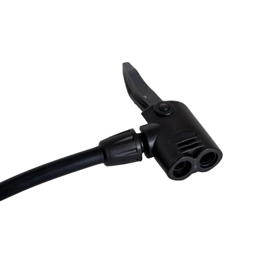 Pompă de podea pentru bicicletă Syncotomate R50144.2, fier crom cu manometru - imagine 5