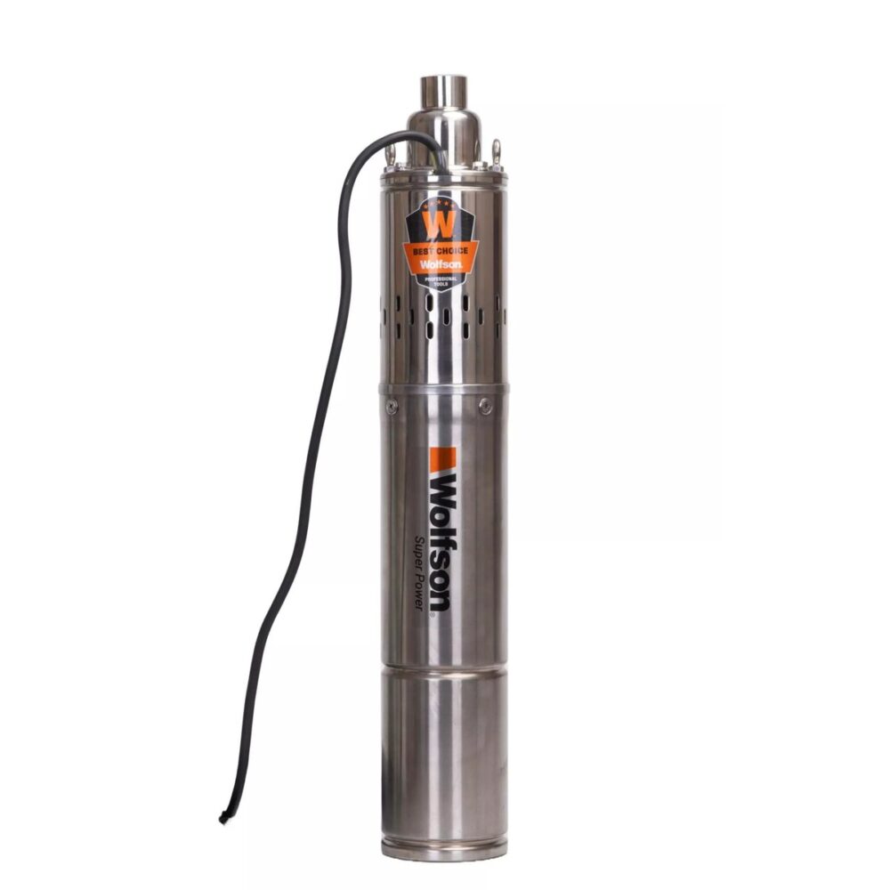 Pompă submersibilă Wolfson PS-1300 Super Power, inox, apă curată - imagine 1