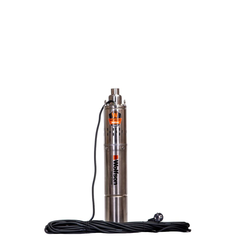 Pompă submersibilă Wolfson PS-1300 Super Power, inox, apă curată - imagine 2